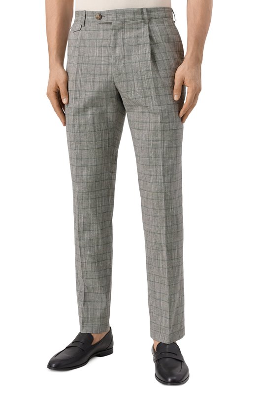 Брюки из хлопка и шерсти Windsor 13 SILVI 10019056/30045436 Зелёный  13 SILVI 10019056/30045436 Фото 3