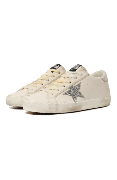 Кожаные кеды super star GOLDEN GOOSE DELUXE BRAND, арт. GWF00101.F004656, фото 1