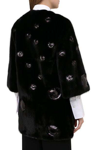 Шуба из меха норки VALENTINO, арт. VF3FAM601BF, фото 4