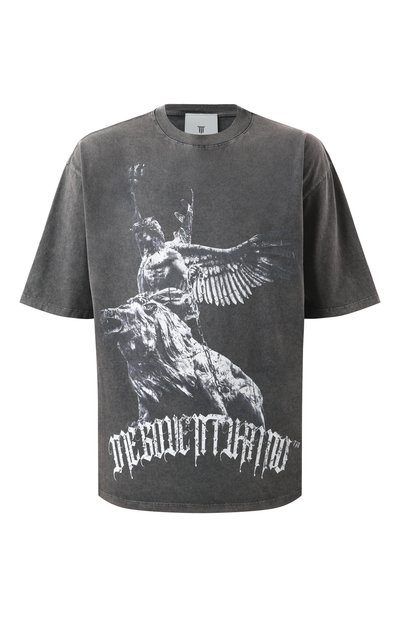 Мужская хлопковая футболка DIEGO VENTURINO, арт. DVTS0D00