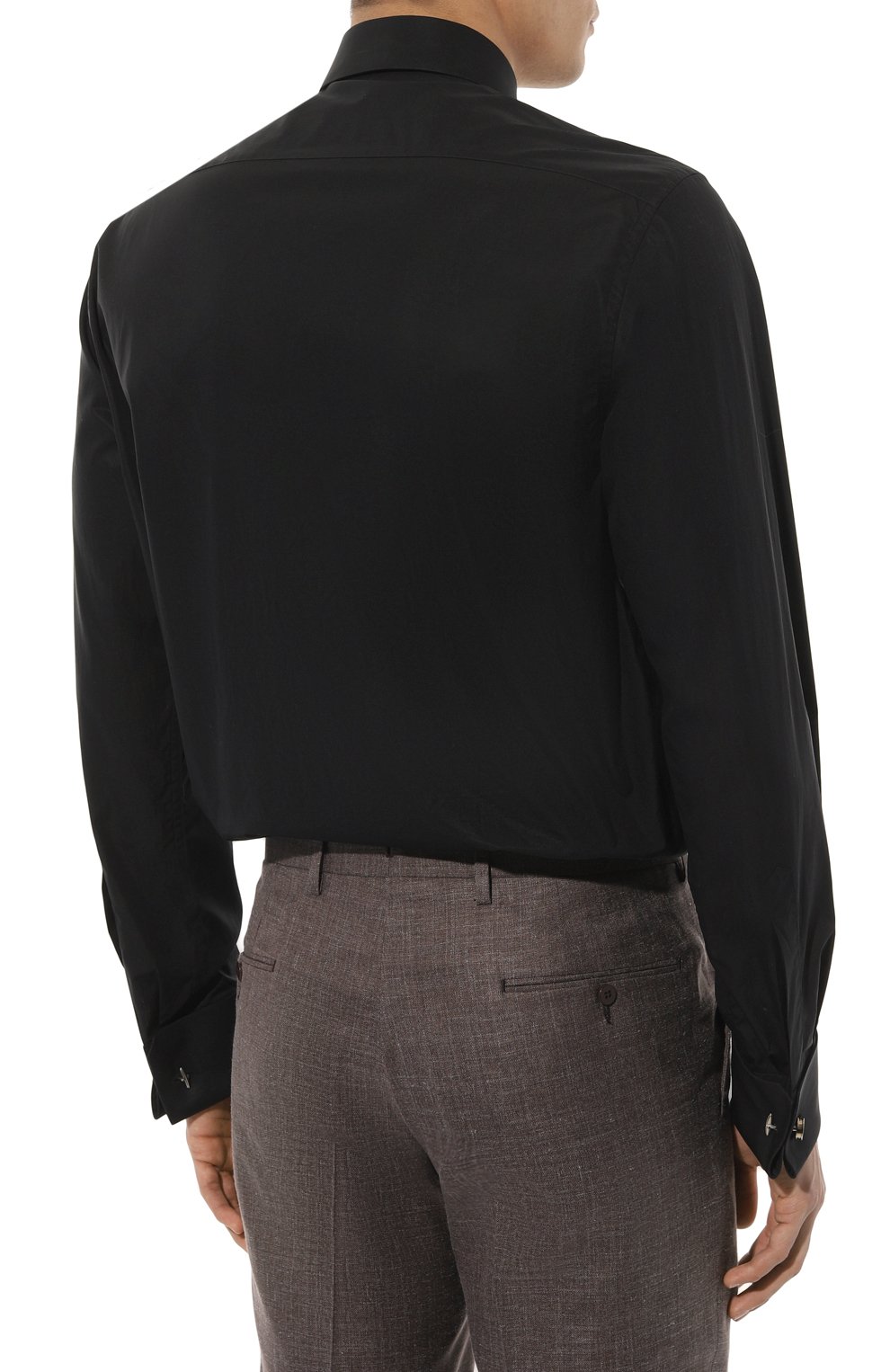 Хлопковая сорочка STEFANO RICCI черного цвета по цене 95050 руб., арт. MC003792/L1250, фото 5 Хлопковая сорочка STEFANO RICCI, арт. MC003792/L1250, фото 5