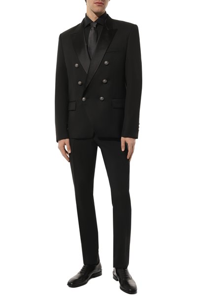 Шерстяной смокинг BALMAIN, арт. XH1SH010MB15, фото 2