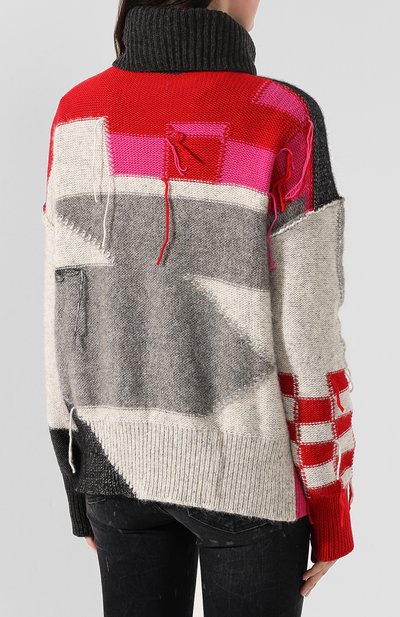Свитер из смеси шерсти и хлопк а MCQ SWALLOW, арт. 559216/RNK28, фото 4