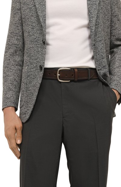 Кожаный ремень CORNELIANI, арт. 91V363-3120802, фото 2