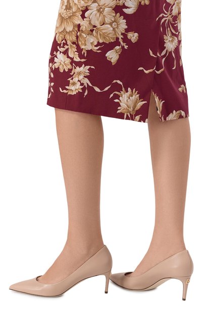 Женские кожаные туфли cardinale 60 DOLCE & GABBANA, арт. CD1839/A5738