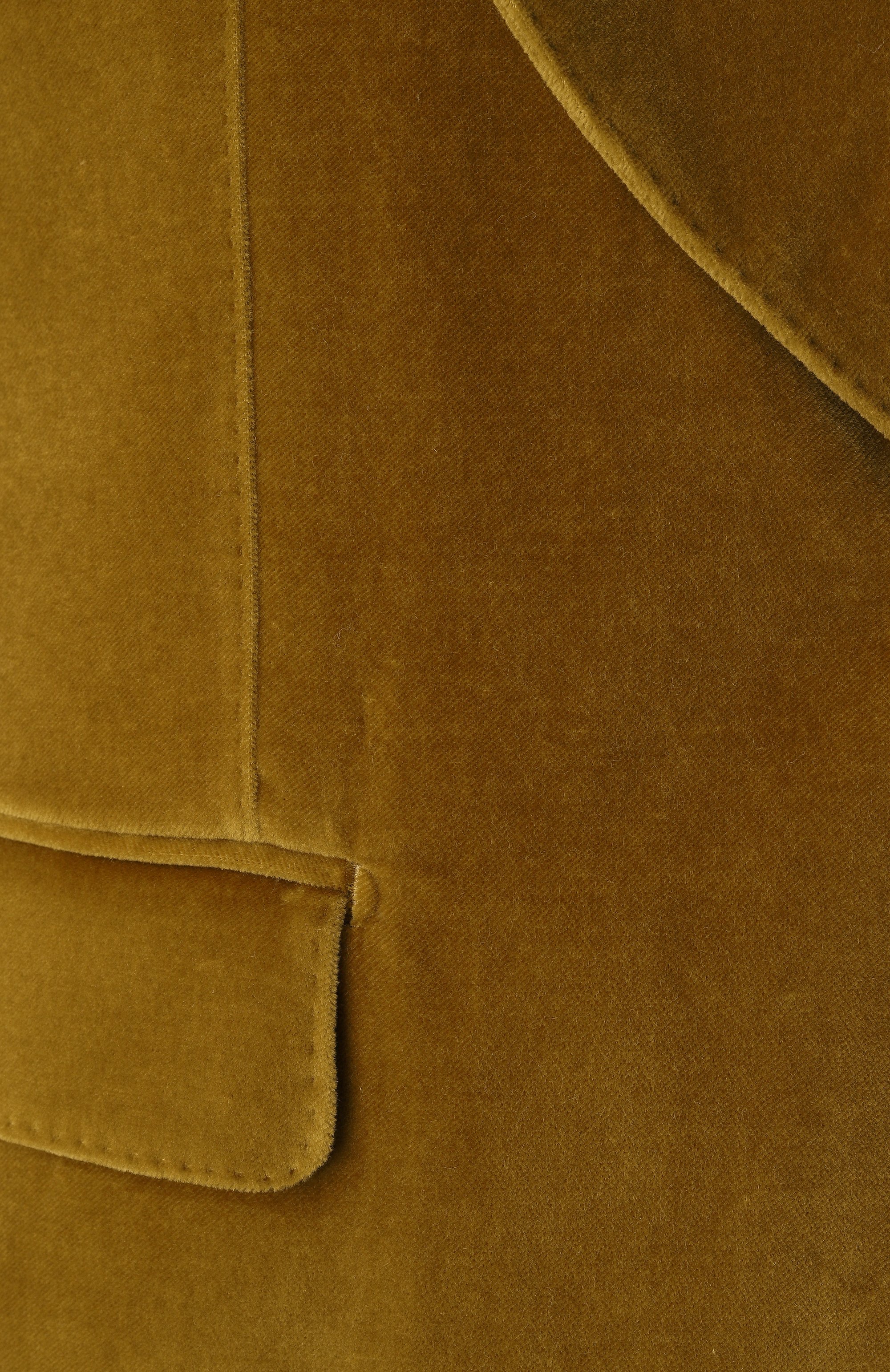 Бархатный пиджак DOLCE & GABBANA желтого цвета по цене 323000 руб., арт. G2U06T/FUWCU, фото 8 Бархатный пиджак DOLCE & GABBANA, арт. G2U06T/FUWCU, фото 8
