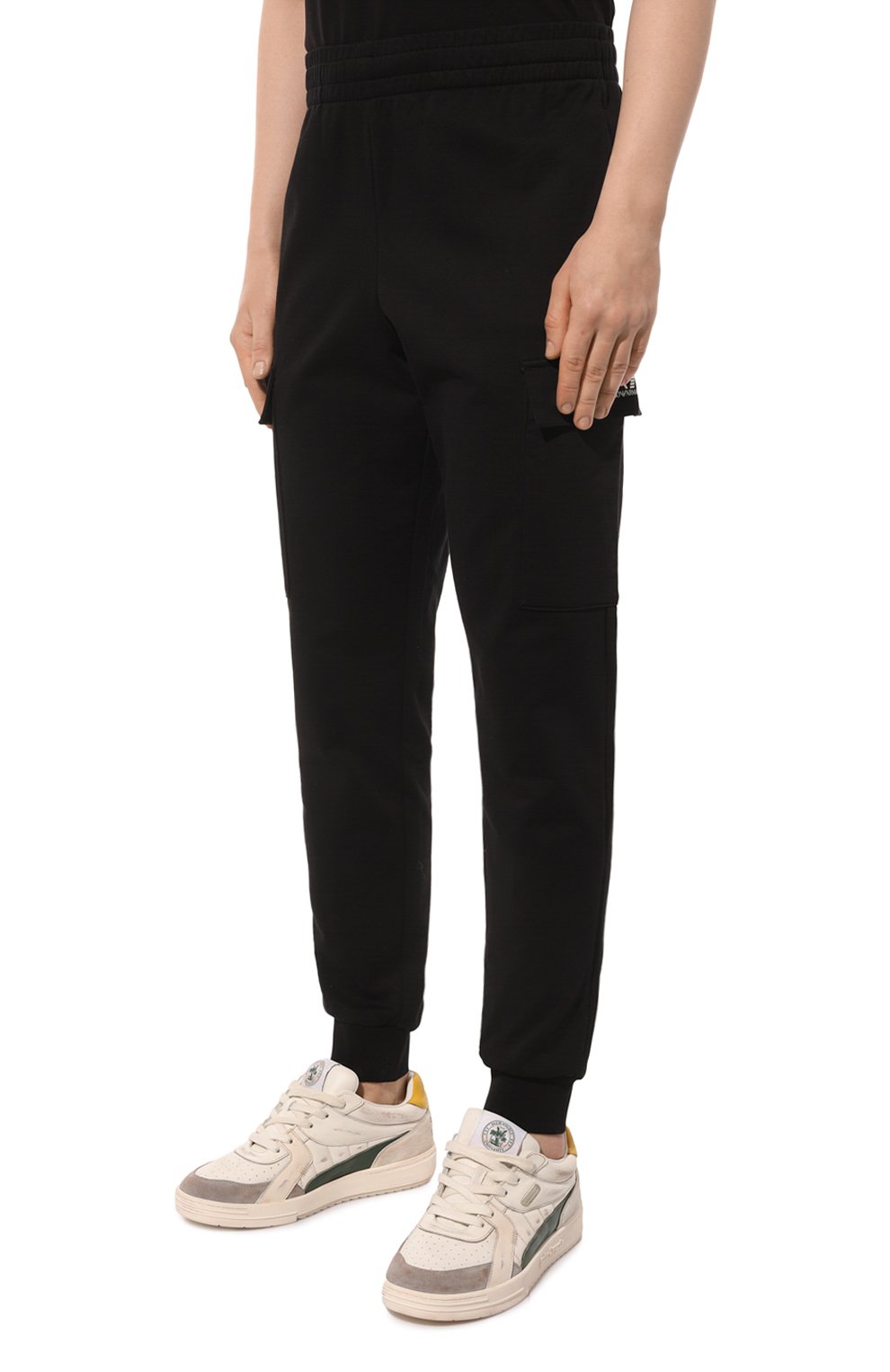 Хлопковые джоггеры EA7, арт. 8NPP59/PJ05Z, фото 3