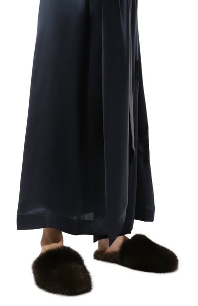 Домашние туфли из соболя BLACK SABLE, арт. BS-001M/EB, фото 3