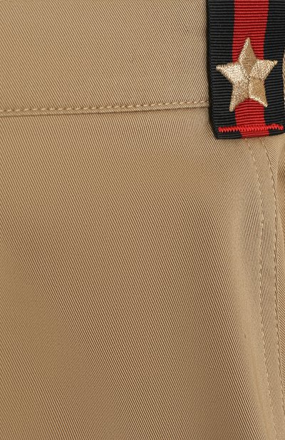 Шорты из эластичного хлопка с отворотами GUCCI, арт. 418937/XBB06, фото 3