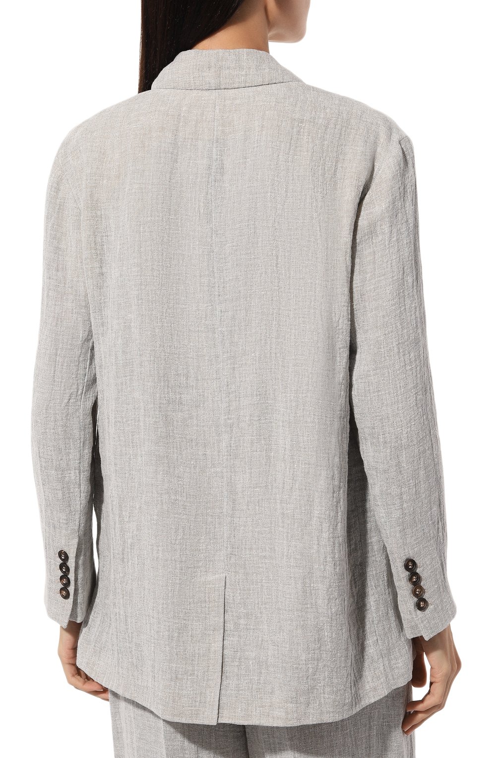 Льняной жакет BRUNELLO CUCINELLI, арт. MH5702519, фото 4