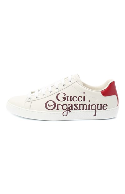 Кожаные кеды new ace GUCCI, арт. 623234/AY010, фото 3