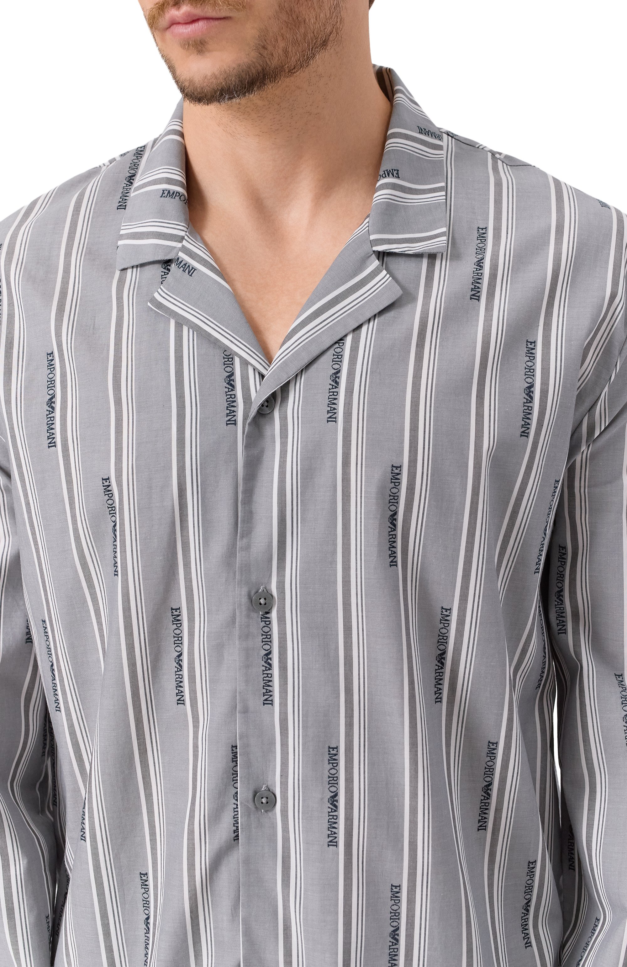 Хлопковая пижама EMPORIO ARMANI, арт. EM000615/AF18543, фото 7