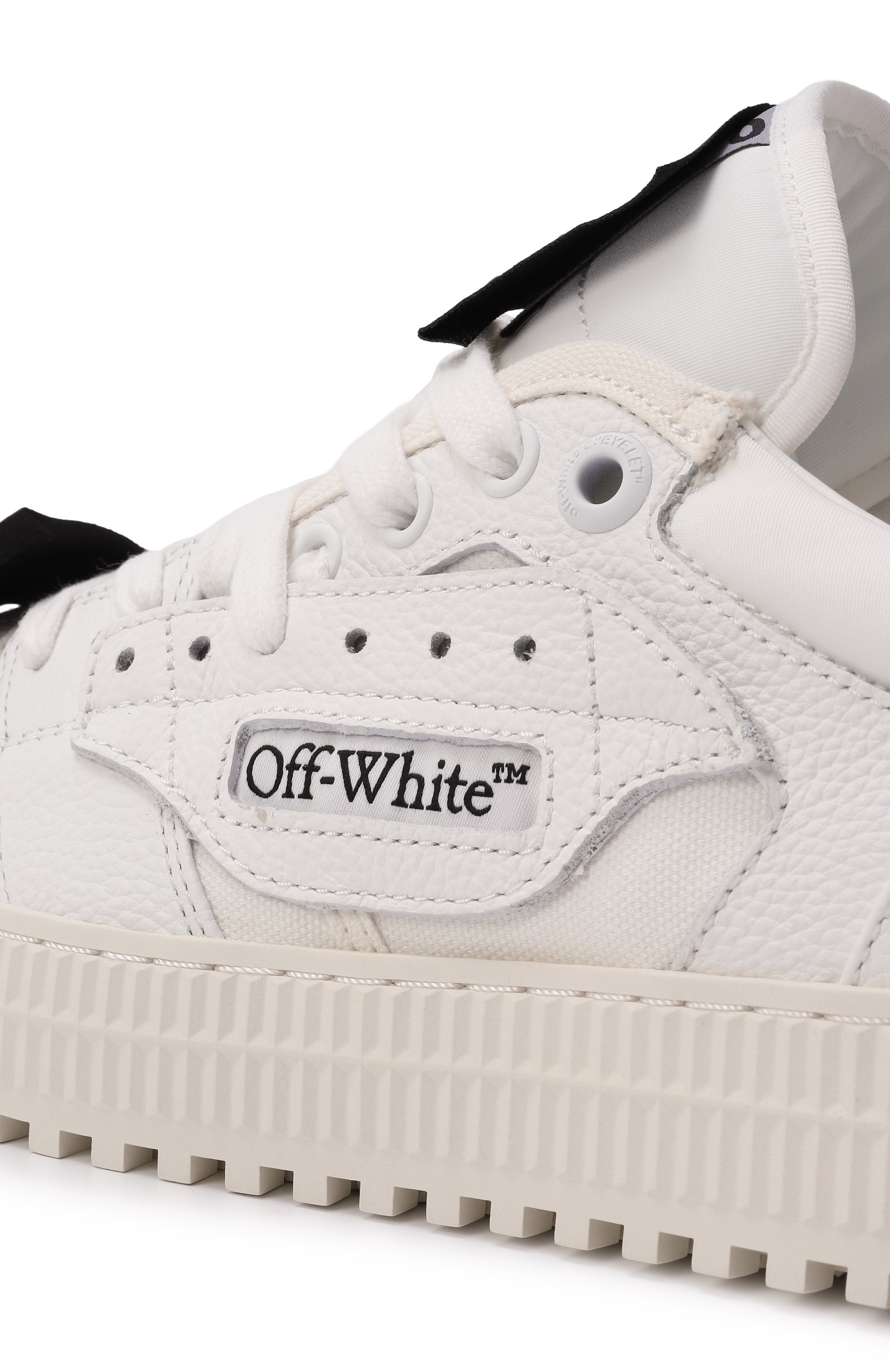 Кожаные кеды 3.0 off court  OFF-WHITE, арт. 0MIA29KC99LEA001, фото 7