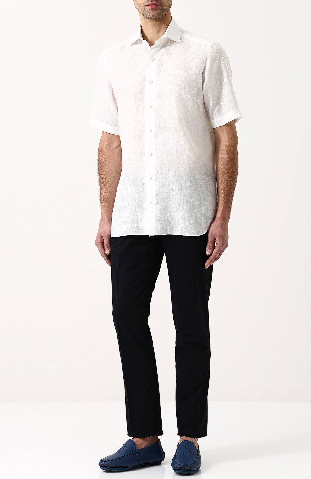 Кожаные мокасины с тиснением ZILLI, арт. M001/017, фото 2