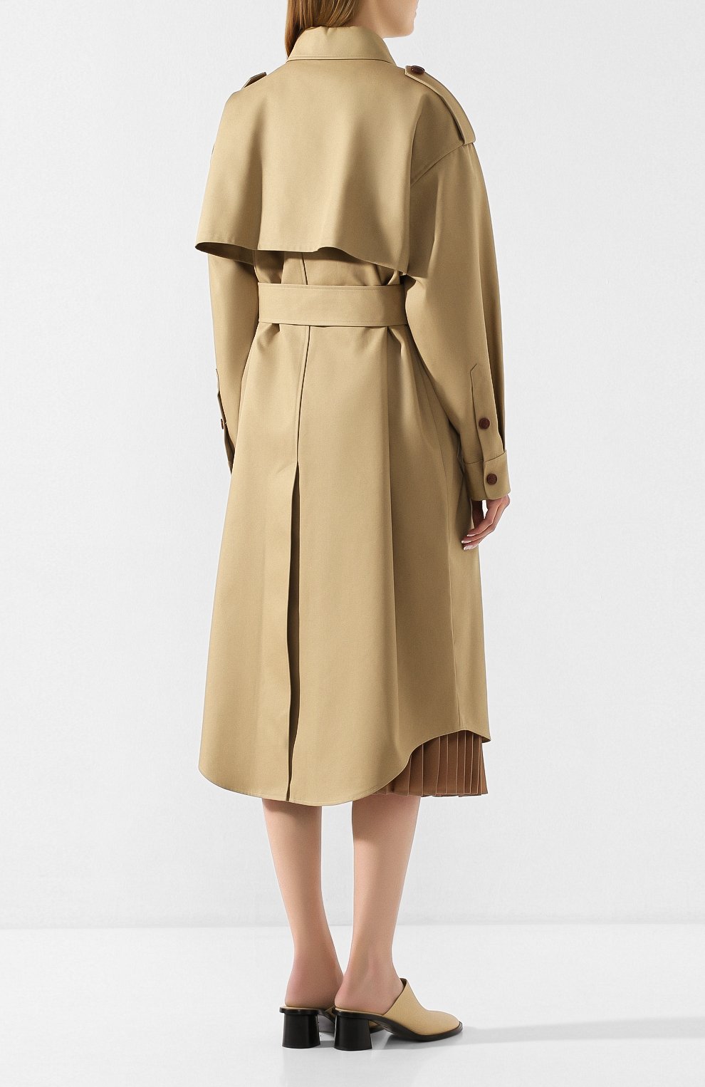 Хлопковый тренч ALEXANDER WANG, арт. 1WC1203110, фото 4