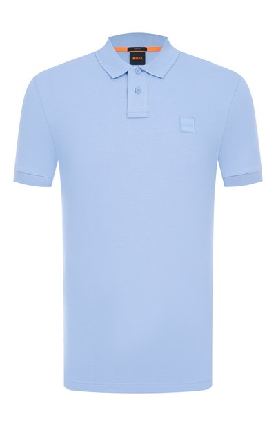 Мужская хлопковое поло BOSS ORANGE, арт. 50507803