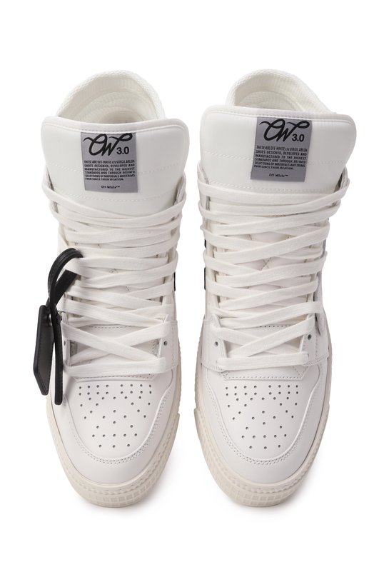 Кожаные кеды 3.0 Off Court Courtesy Off-White 0MIA065C99LEA007 Белый  0MIA065C99LEA007 Фото 6