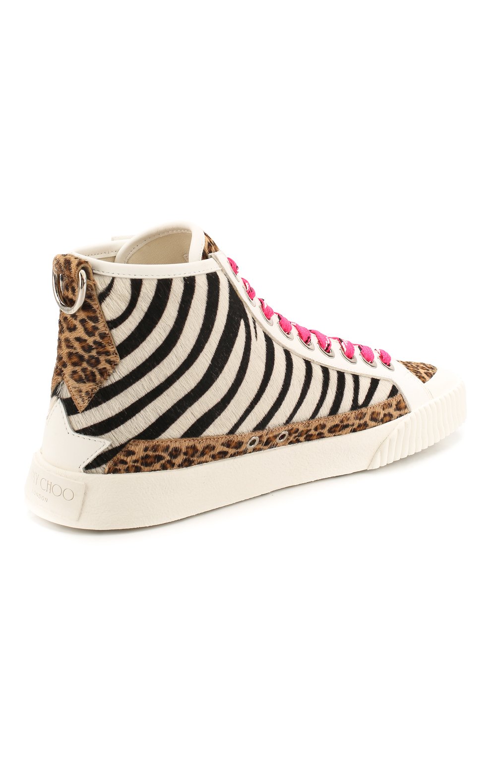 Кожаные кеды impala JIMMY CHOO, арт. IMPALA HI/F/Z00, фото 4