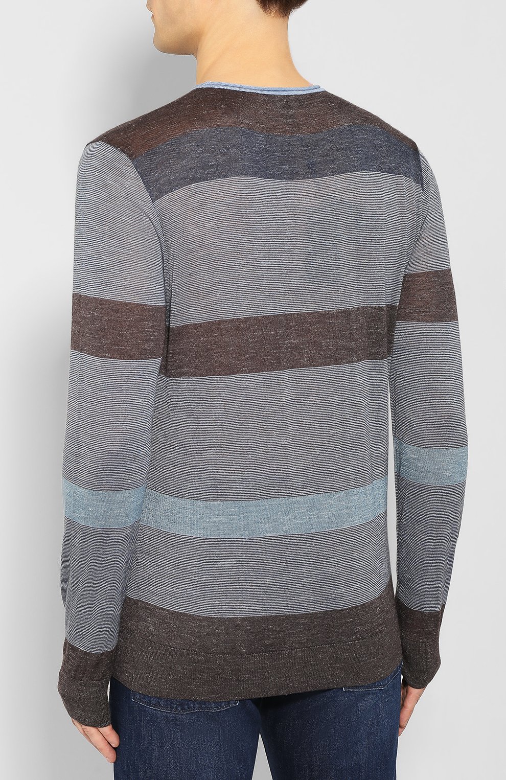 Джемпер из смеси шелка и кашемира GIORGIO ARMANI, арт. 3HSM34/SM20Z, фото 4