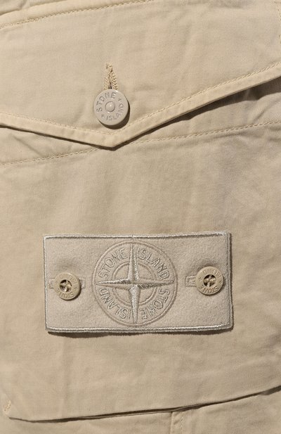 Брюки-карго из хлопка и шерсти STONE ISLAND, арт. 7315326F4, фото 5