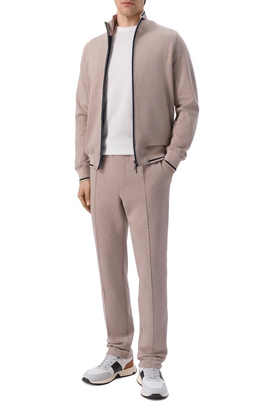 Хлопковые брюки Capobianco 20M708.TS00. Коричневый  20M708.TS00. Фото 2