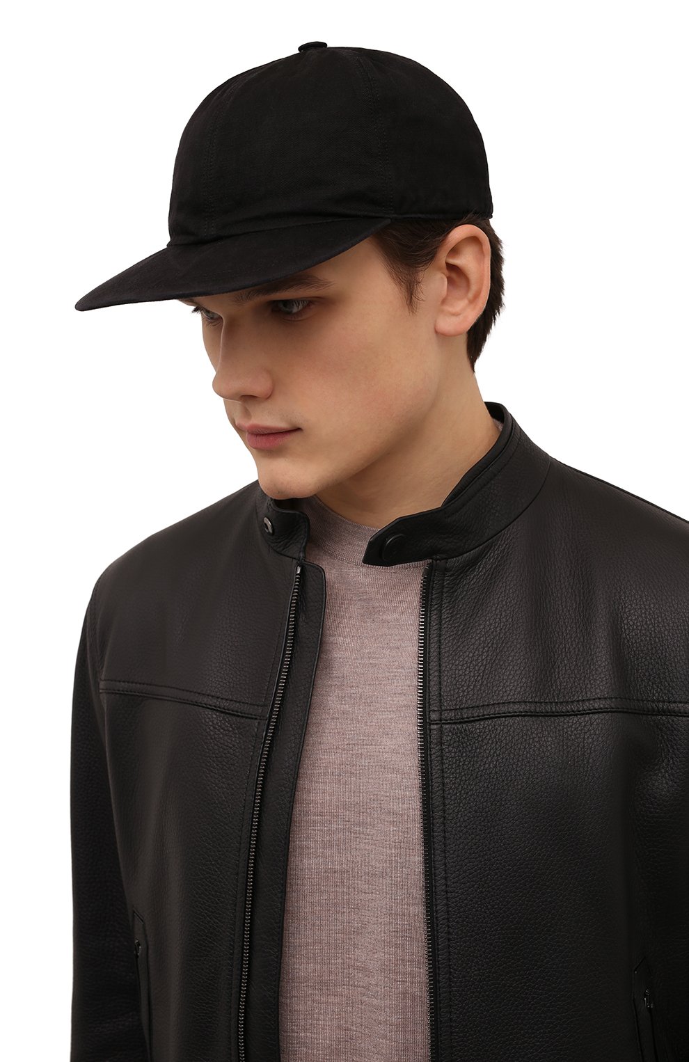 Бейсболка из шелка и льна BRIONI, арт. 04930L/P1T01, фото 2