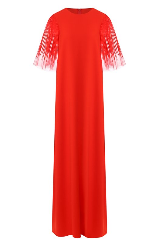 

Шелковое платье Oscar de la Renta, Красный