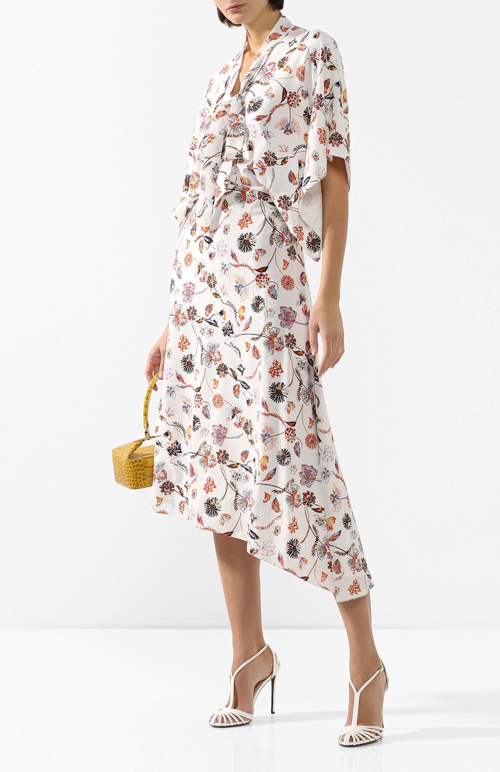 Платье ROLAND MOURET разноцветного цвета по цене 139500 руб., арт. PS20/S0360/F0403, фото 2 Платье ROLAND MOURET, арт. PS20/S0360/F0403, фото 2