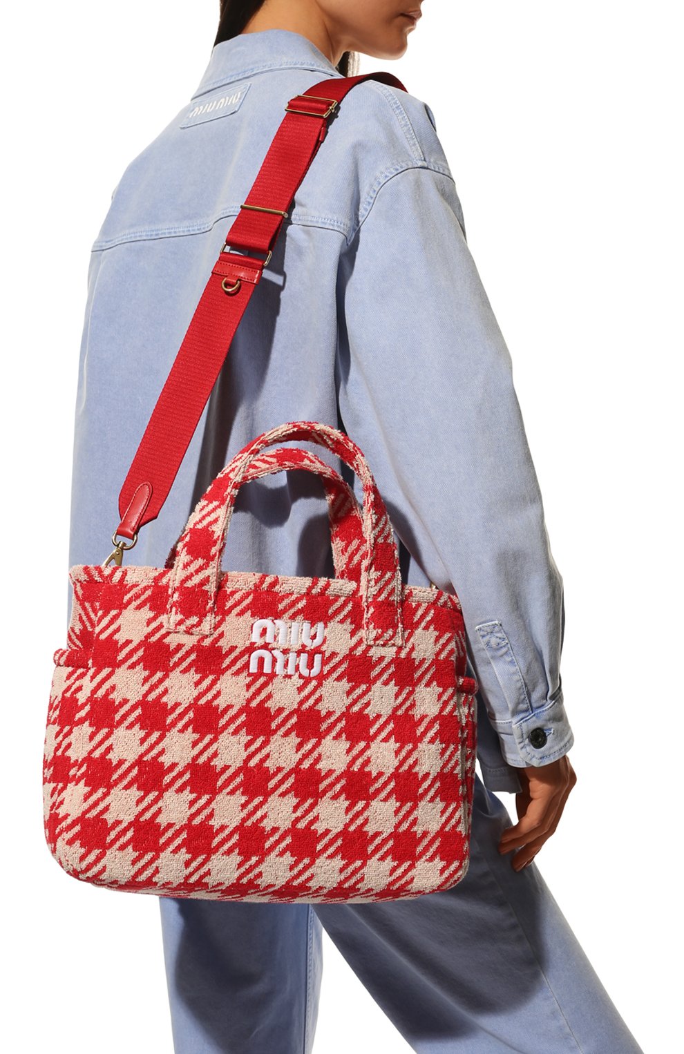 Сумка-тоут MIU MIU, арт. 5BG236-2F48-F057S-NOO, фото 2