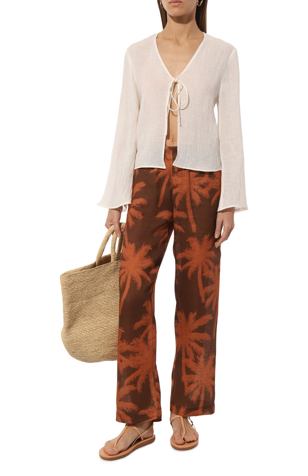 Льняная блузка MANEBI, арт. F11SN, фото 2