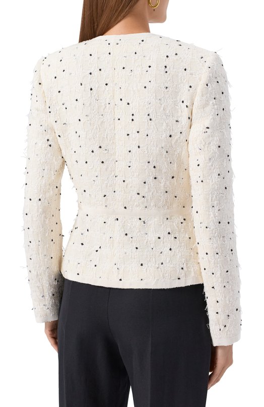 Жакет Giambattista Valli 25FWPVCA6040/28LIN Кремовый  25FWPVCA6040/28LIN Фото 4