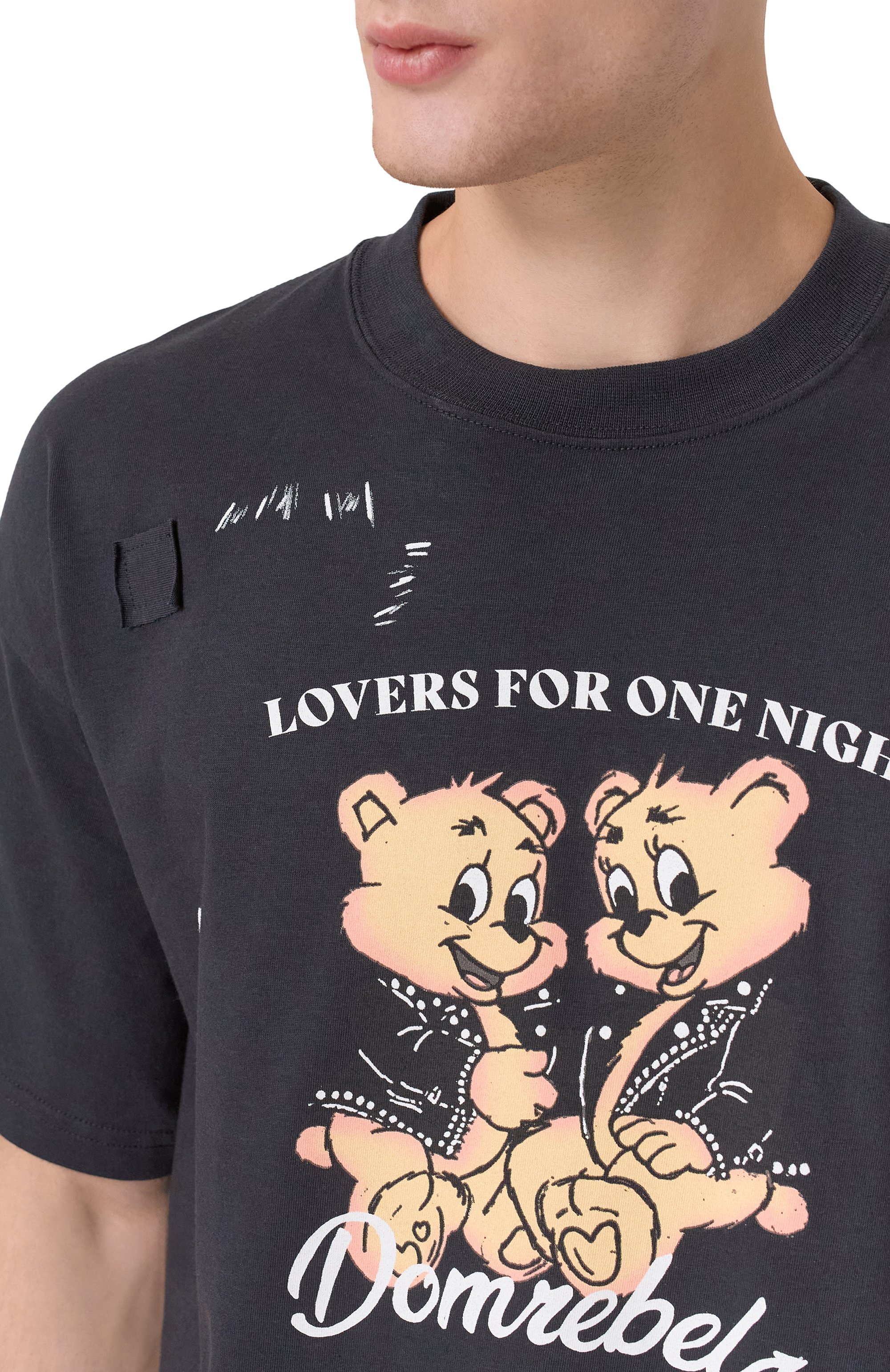 Хлопковая футболка DOMREBEL, арт. M 0NE NIGHT, фото 5