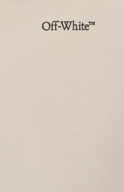Хлопковая толстовка OFF-WHITE светло-серого цвета по цене 41800 руб., арт. 0BBE005S25FLE001/12+, фото 3 Хлопковая толстовка OFF-WHITE, арт. 0BBE005S25FLE001/12+, фото 3