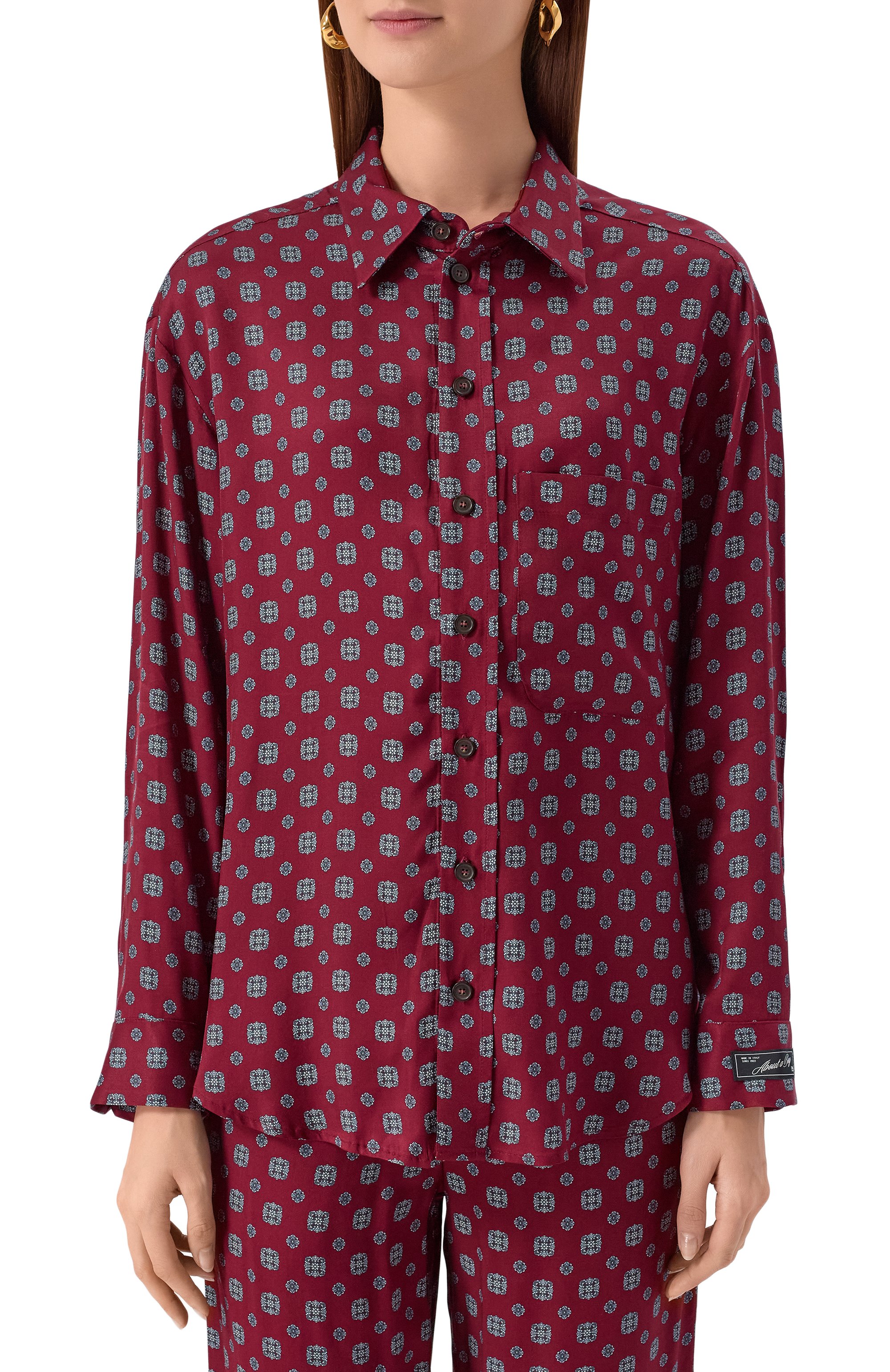 Рубашка из вискозы ERIKA CAVALLINI, арт. P5WT01, фото 3