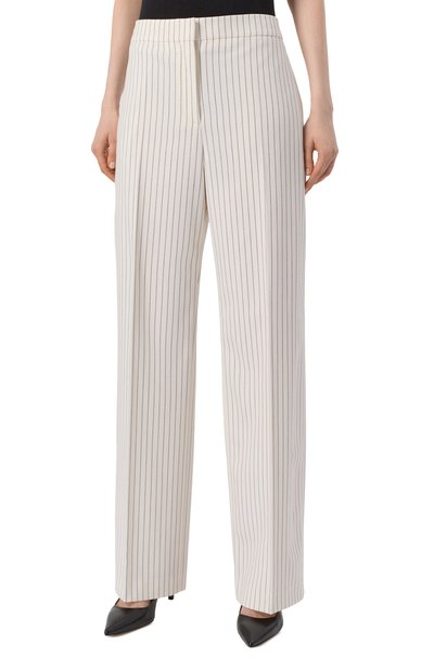 Брюки HUGO белого цвета по цене 26950 руб., арт. 50537612, фото 3 Брюки HUGO, арт. 50537612, фото 3