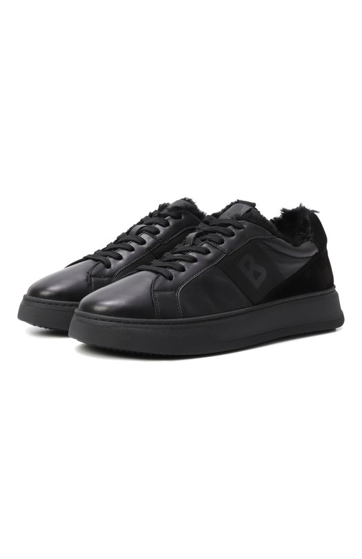 Кожаные кеды Milan Bogner 12540003 Чёрный 12540003