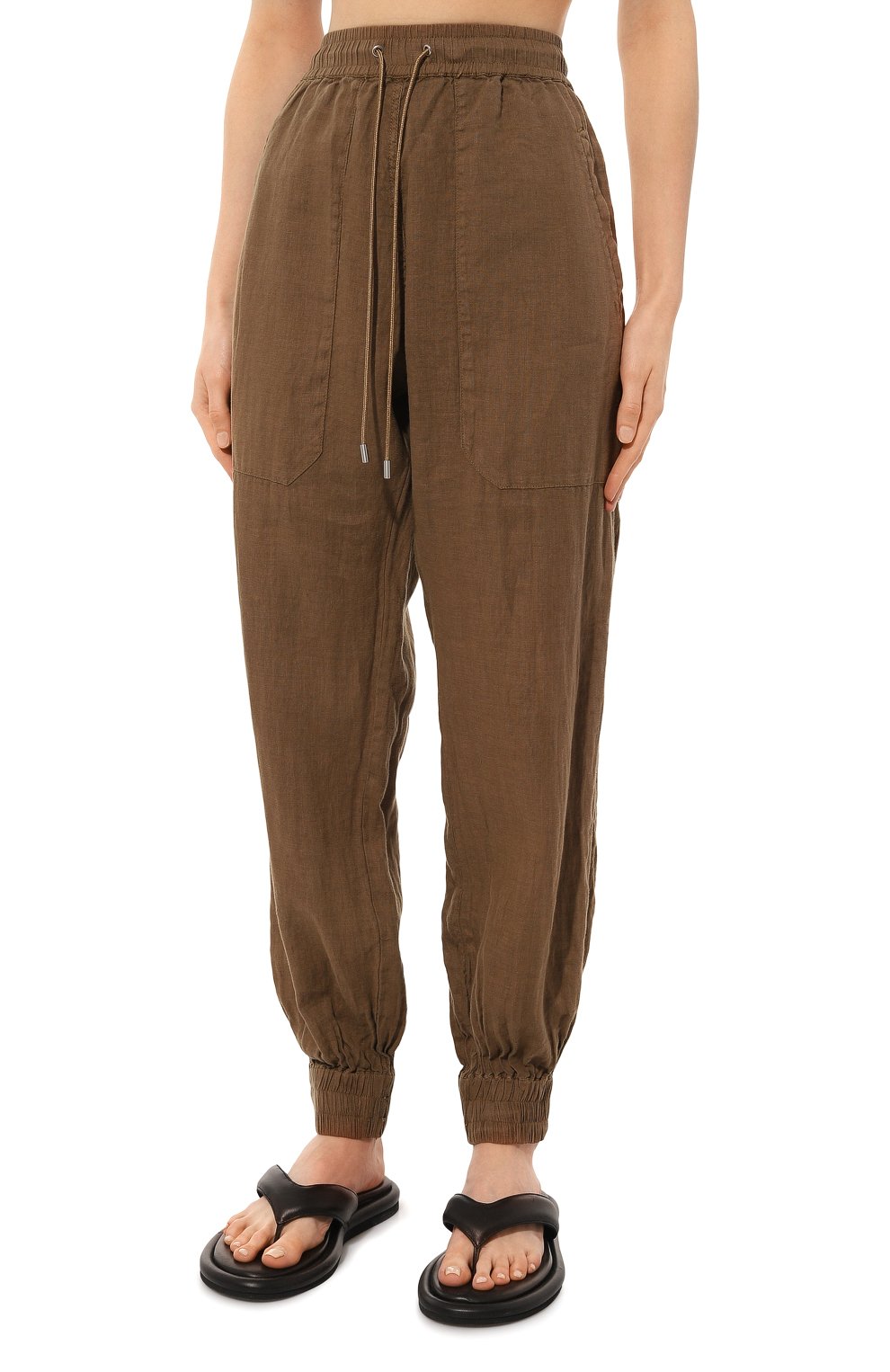 Льняные джоггеры BOSS, арт. 50489679, фото 3