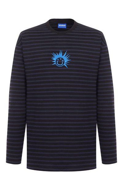 Мужская хлопковый лонгслив HUGO BLUE, арт. 50543919