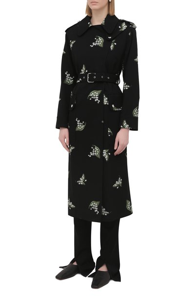 Тренч из хлопка и шерсти REDVALENTINO, арт. VR3CAC85/5M4, фото 3