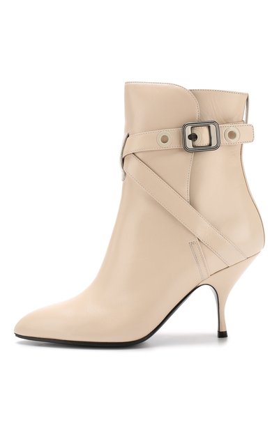 Кожаные ботильоны на фигурном каблуке BOTTEGA VENETA, арт. 533047/VX190, фото 3