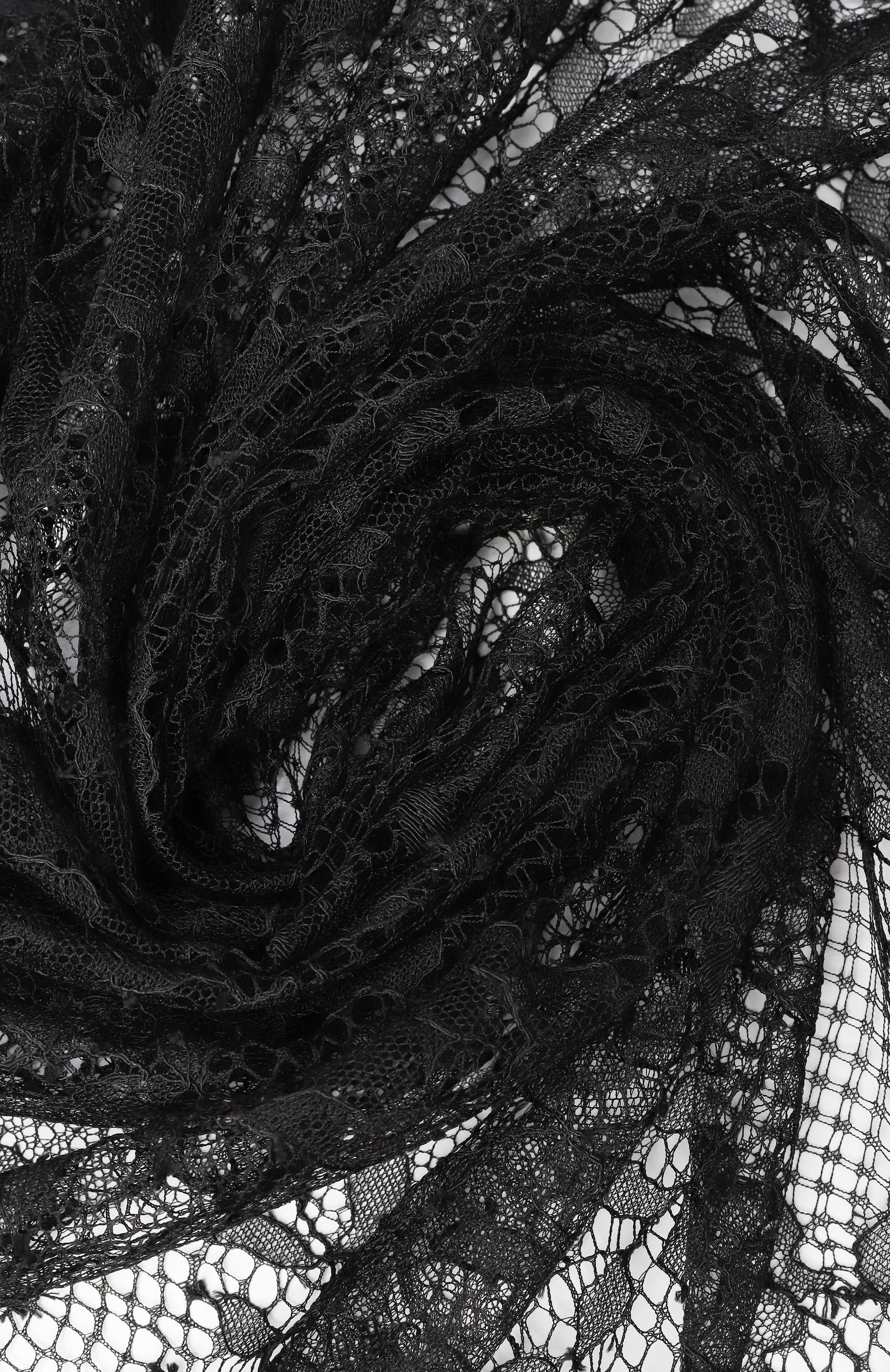 Шарф из шелка и шерсти VALENTINO, арт. 5W0ED007/BUZ, фото 3