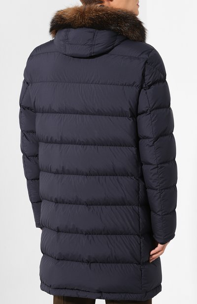Пуховик с меховой отделкой aymon MONCLER, арт. E2-091-42362-25-549SM, фото 4