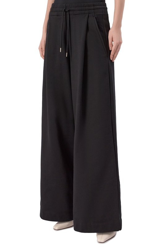 Хлопковые брюки Dries Van Noten 252-011139-2611 Чёрный  252-011139-2611 Фото 3