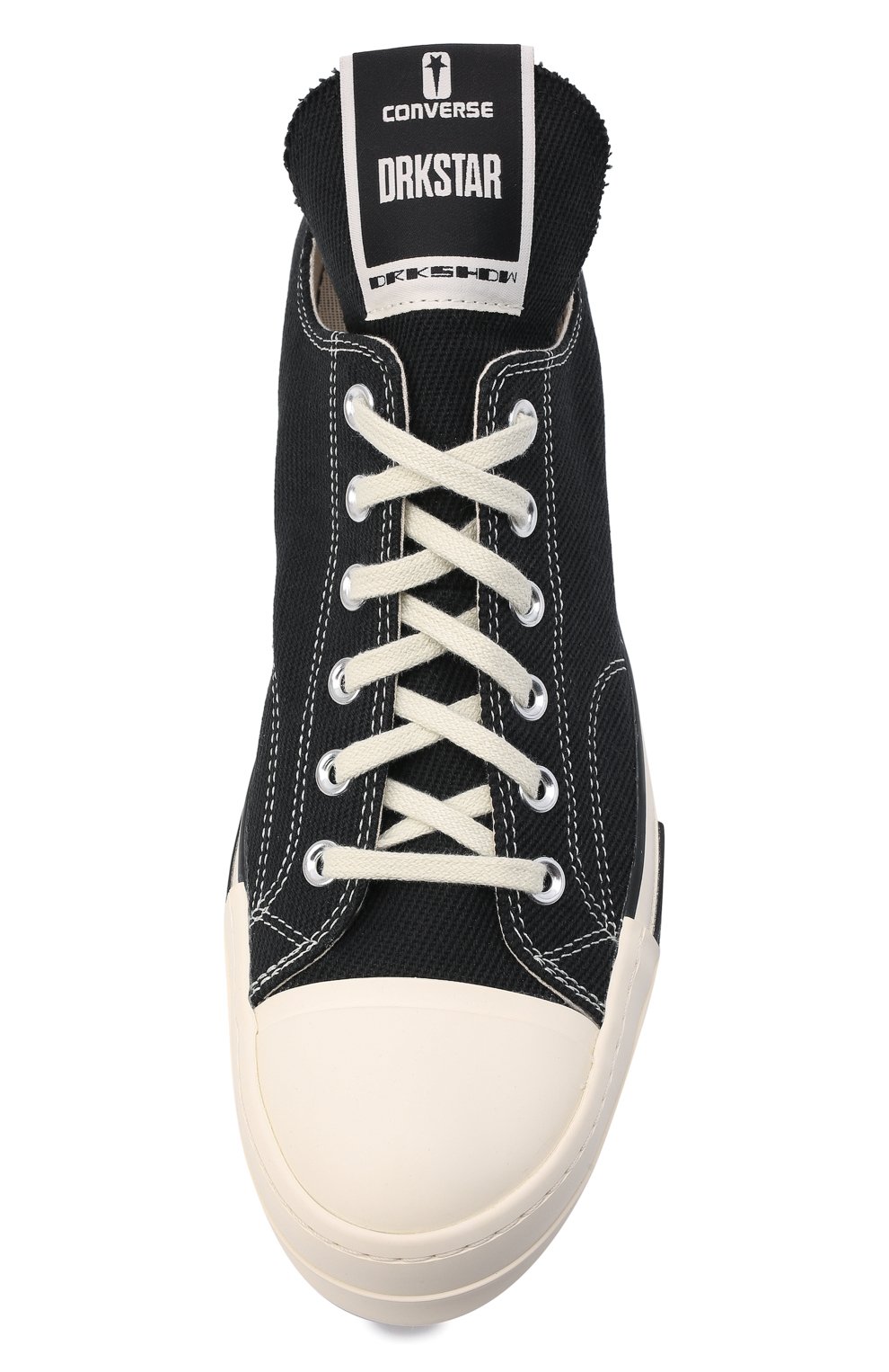 Текстильные кеды converse x rick owens drkshdw drkstar CONVERSE, арт. 172347, фото 6