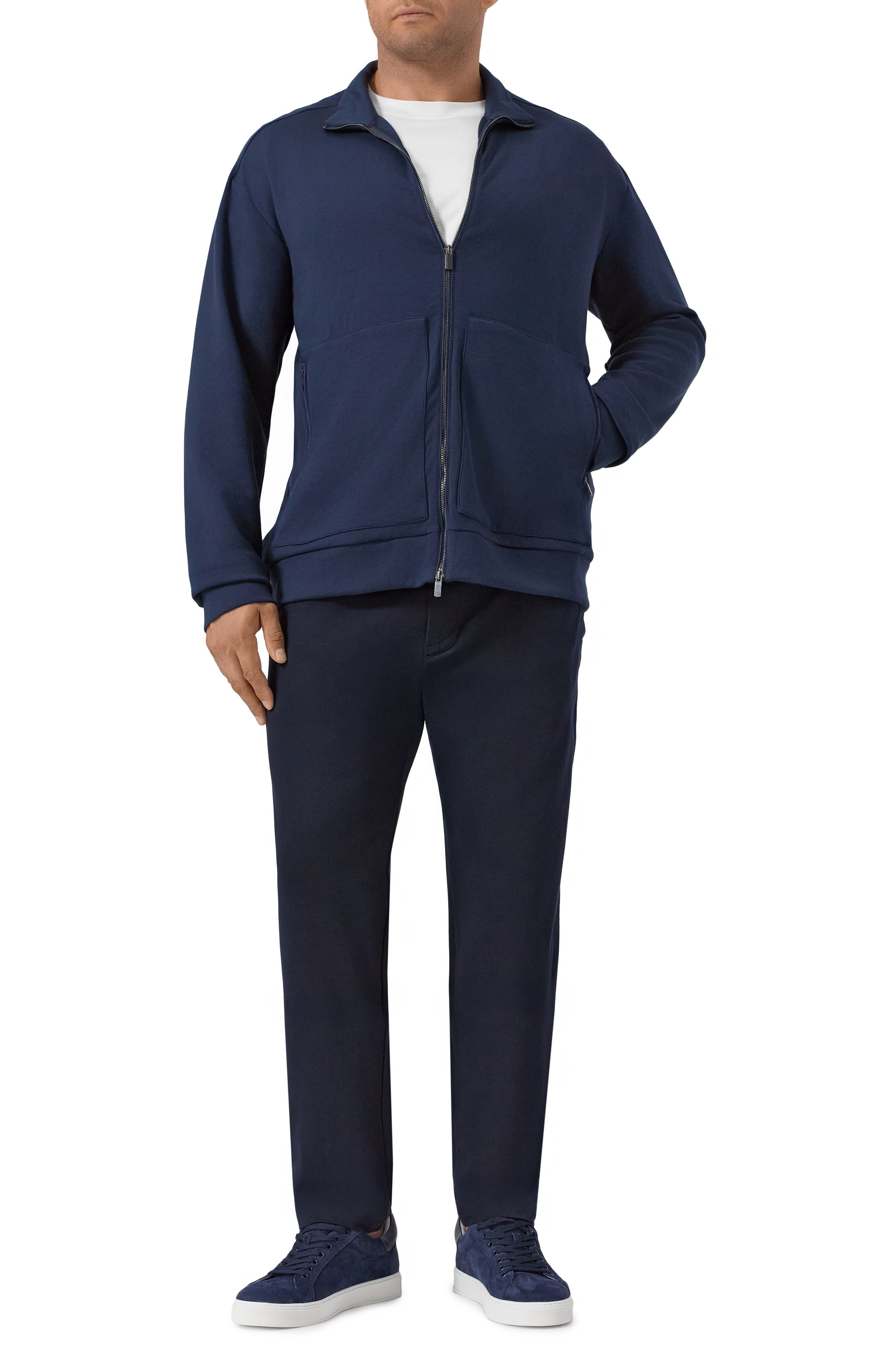 Брюки PAUL&SHARK темно-синего цвета по цене 42100 руб., арт. 15311805, фото 2 Брюки PAUL&SHARK, арт. 15311805, фото 2