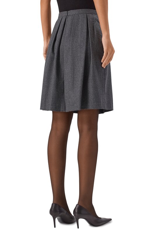 Юбка из шерсти и кашемира Emporio Armani EW002312/TE10537 Серый  EW002312/TE10537 Фото 4