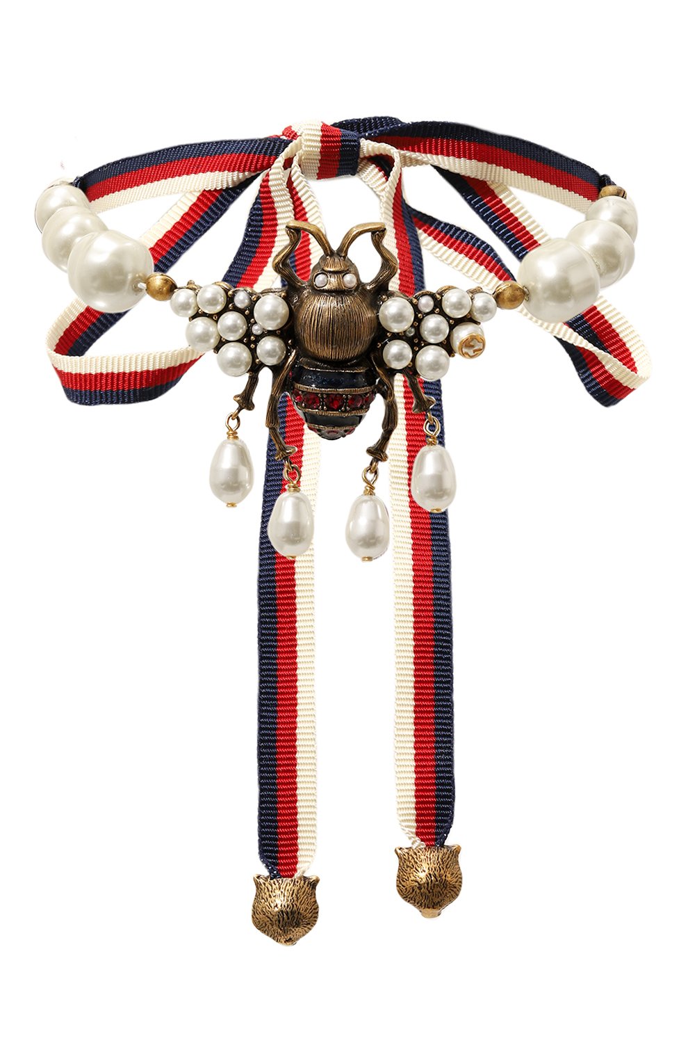 Колье GUCCI разноцветного цвета по цене 124000 руб., арт. 527133 J2D53, фото 1 Колье GUCCI, арт. 527133 J2D53, фото 1