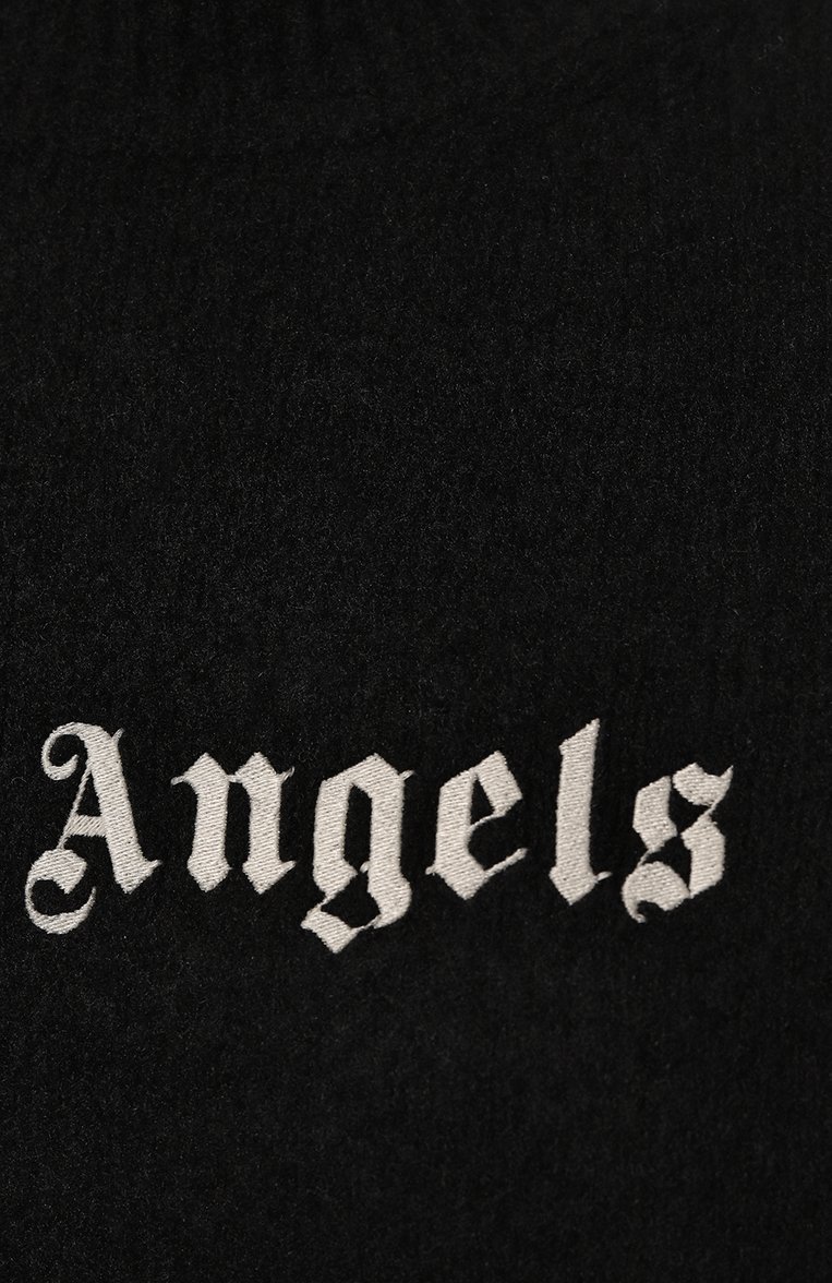 Мужской джемпер из шерсти и кашемира PALM ANGELS черного цвета, арт. PMHE054F23KNI0041001 | Фото 5 (Материал сплава: Проставлено; Драгоценные камни: Проставлено; Длина (для топов): Стандартные; Рукава: Длинные; Материал внешний: Шерсть; Вырез: Круглый; Мужское Кросс-КТ: Джемперы; Стили: Кэжуэл; Принт: С принтом)