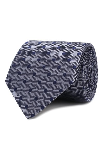 Мужской шелковый галстук CANALI, арт. 18/HJ02069