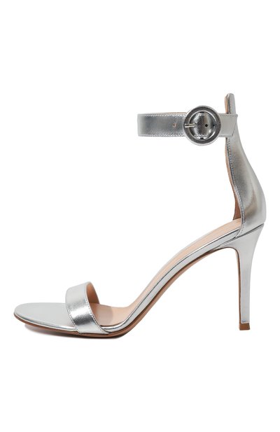 Кожаные босоножки portofino GIANVITO ROSSI, арт. G60953.85RIC.NPSARGE, фото 4